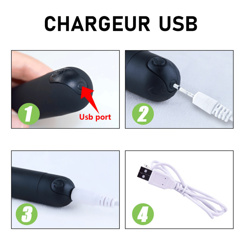 Vibromasseur Bullet USB – Image 5